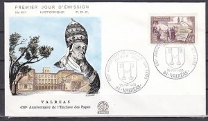 France, Scott cat. 1215. Papal Enclave issue. First day cover. ^