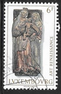 Luxembourg 591: 6f Virgin and Child, used, F-VF