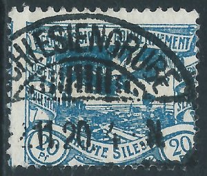 Upper Silesia, Sc #20, 20pf Used