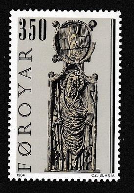 Faroe Is. Pews of Kirkjubour Church issue 1984 350 KR SG#92 SC#104