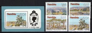 Namibia SWA 662-665a MNH Trees Landscapes Nature ZAYIX 0424S0144