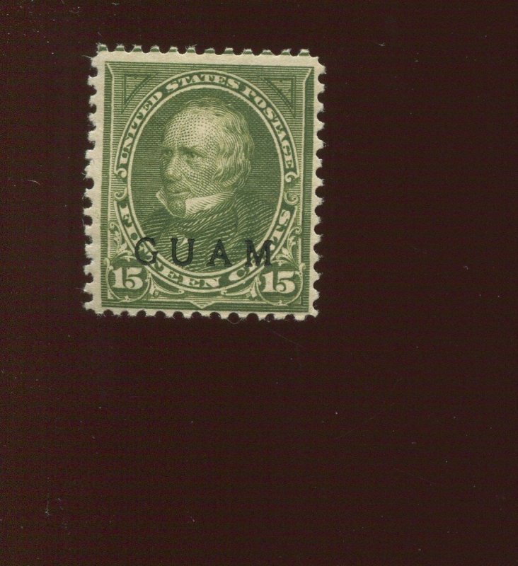 GUAM  10 Overprint Mint Stamp (Bx 524)