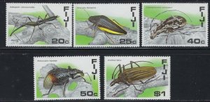 Fiji 574-78 MNH 1987 Insects (an5654)