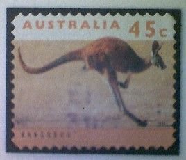 Australia, Scott #1288, used(o), 1994, Wildlife: Kangaroo, 45¢