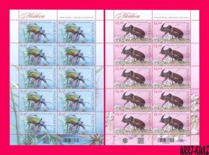 MOLDOVA 2024 Nature Fauna Insect Beetls 2 m-s Mi Klb.1309-Klb.1310 MNH