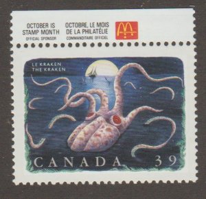 Canada - 1290 - Legendary Creatures - MNH - McDonalds salvage