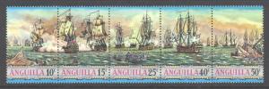 Anguilla 131a (127-31), MNH, Ships