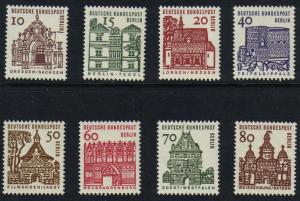 Germany #9N215-22 mint, various German Buildings