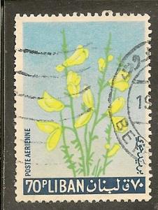 Lebanon   Scott  C397    Flower    Used