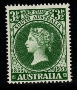 AUSTRALIA SG288 1955 CENTENARY OF FIRST SOUTH AUSTRALIN POSTAGE STAMP MNH