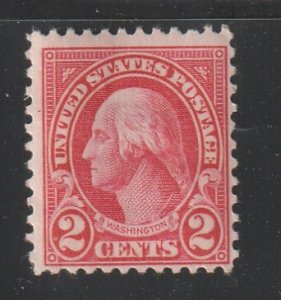 U.S. Scott 554 O.G. Never Hinged