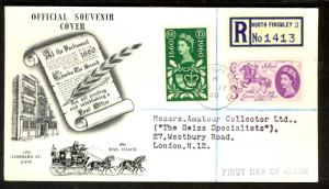 GREAT BRITAIN 1960 General Letter Office Set Reg Cachet FDC SG 619-620 FINCHLEY