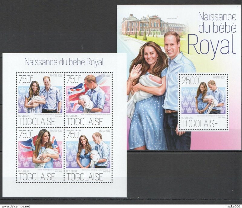 2013 Togo Famous People Royal Family Baby Kb+Bl ** Tg691 Africa