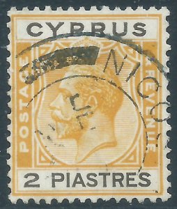 Cyprus, Sc #98, 2pi Used