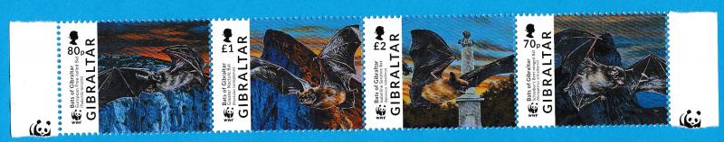 Gibraltar 2017 - Fauna WWF BATS - Set - MNH