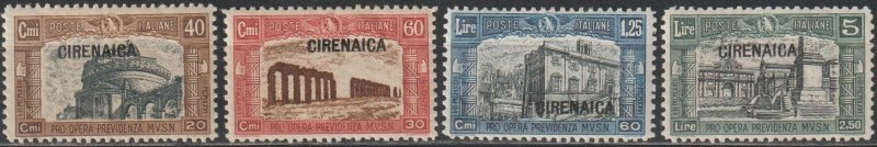 Cyrenaica #B13-B16 Mint Set H