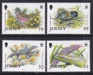 Jersey 1134-1137 Animals MNH VF