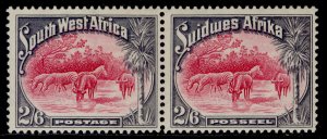 SOUTH WEST AFRICA GV SG82, 2s 6d carmine & grey, M MINT. Cat £29.