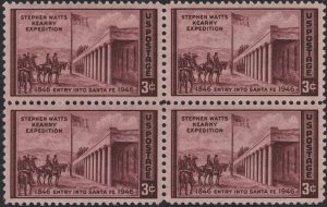 SC#944 3¢ Kearny Expedition Issue Block of Four (1946) MNH