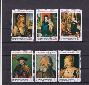 SA24a Burundi 1971 Int Letter Writing Week - Paintings by Durer used stamps