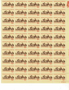 Drafting the American Confederation 13c US Postage Sheet #1726 VF MNH