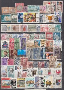 J44087 JL Stamps worldwide used lot with germany hong kong more condition varies