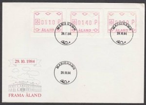 ALAND 1984 Frama set on FDC.................................................U150