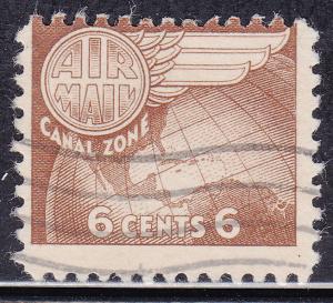 Canal Zone C22 USED 1951 Globe and Wing