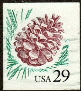 United States 2491 - Used - 29c Pine Cone (1993) (2)