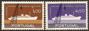 PORTUGAL  838-39 MNH 1958 Merchant Marine Congress