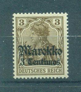 Germany Offices in Morocco sc# 45 (2) mlh cat value $.55