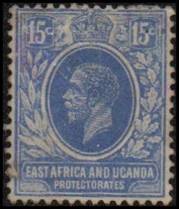 East Africa & Uganda 45 - Used - 15c George V (1912) (cv $1.10)