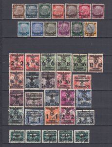 WWII  Third Reich Occup.Generalgouvernement Complete Collection VF Used