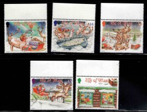 ISLE OF MAN  MNH** Scott 803-807 Christmas set