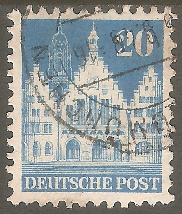 GERMANY ALLIES Sc# 645 Used FVF Architecture