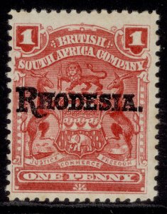 RHODESIA EDVII SG101c, 1d deep carmine-rose, M MINT. Cat £13.