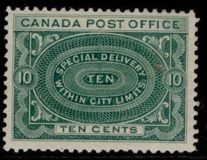 CANADA QV SG S1, 10c blue-green, M MINT. Cat £90.