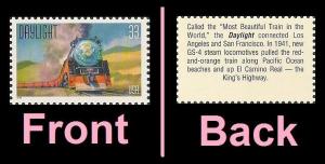 US 3333 All Aboard Daylight 33c single (1 stamp) MNH 1999