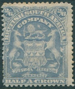 Rhodesia 1898 SG85 2s6d bluish grey Arms MH