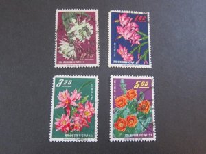 Taiwan Stamp Sc 1386-1389 flower set 