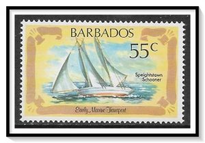 Barbados #579 Ships MNH