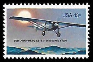 PCBstamps   US #1710 13c Lindbergh's Flight, MNH, (13)