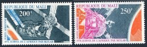 Mali C220-C221, MNH. Mi 440-441. Skylab, 1974. Docking in space, over Africa.