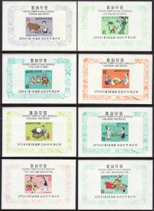 1969 Korea Fable issue S/S souvenir sheet set MLH Sc# 664a / 683a CV $164.00