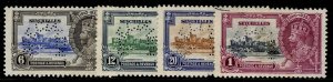 Seychelles GV SG128s-131s, 1935 Silver Jubilee Specimen Set, M New Cat-