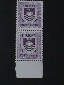 ​KIRIBATI 1981-SC# J7-POSTAGE DUE STAMPS-IPAIRS MNH-LAST ONE-VERY FINE