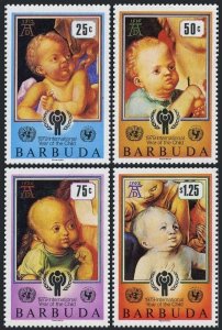 Barbuda 409-412,412a sheet, MNH. Mi 465-468, Bl.47. IYC-1979, Painting by Durer.