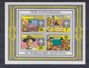 1982 Tanzania SS Boy Scout 75th anniversary