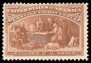 U.S. COLUMBIAN ISSUE 239  Mint (ID # 92384)