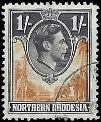 NORTHERN RHODESIA   #40 USED (1)